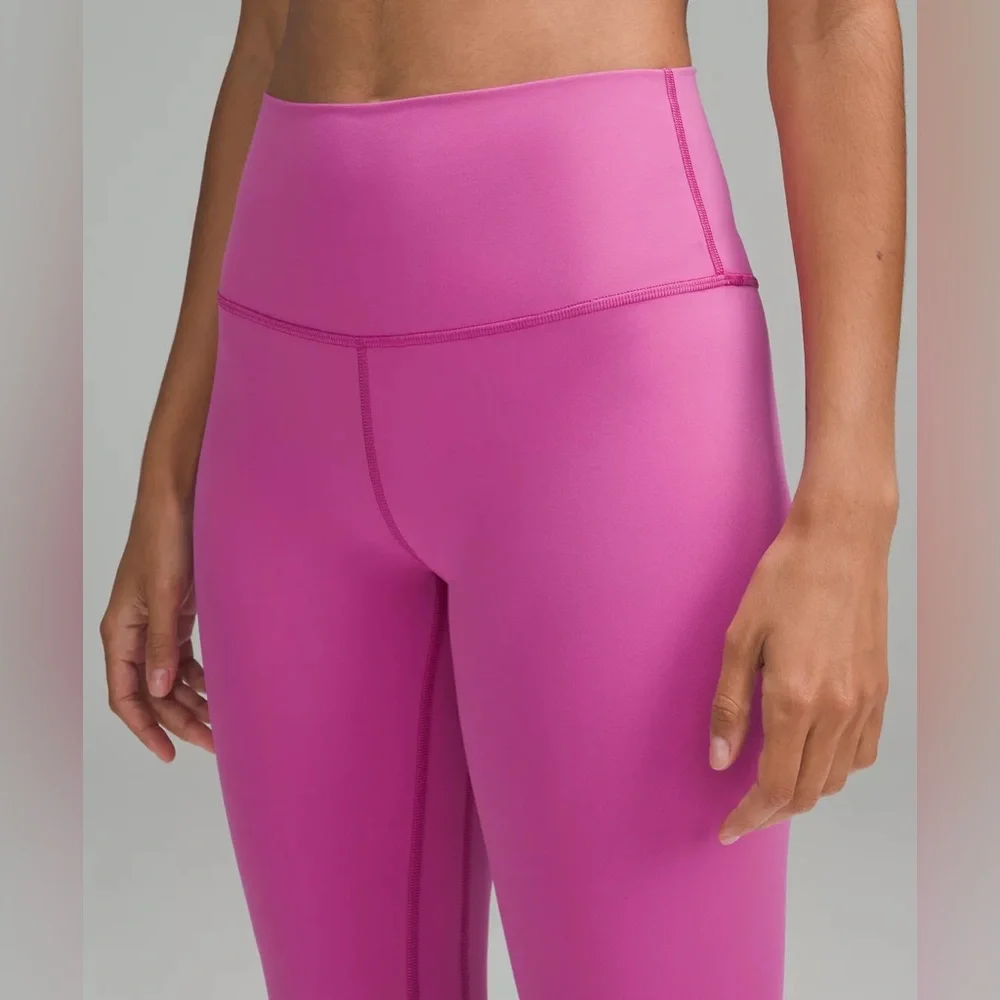 Lululemon Align High Rise 25” double lined, Barbie pink leggings size‎ 0